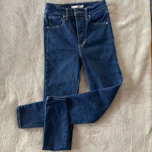 Levi’s mile high super skinny 25X28